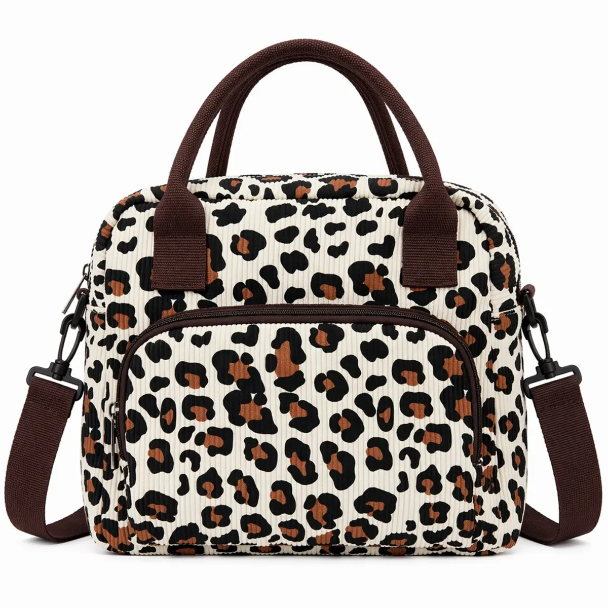 Nifogo 12L Polyester Insulated Lunch Bag for Women - Water-Resistant, Leakproof, Zipper-Closure Portable Cooler Tote with Large Capacity, Versatile Design for Work, Picnic