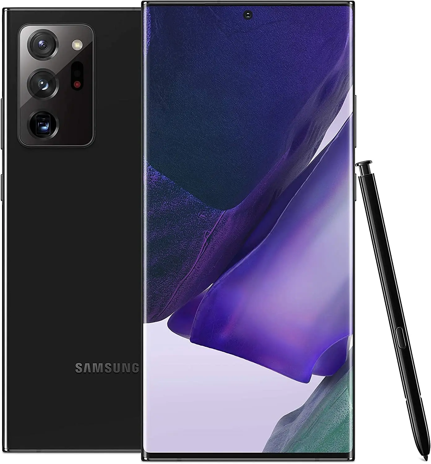 REFURBISHED Samsung Galaxy Note 20 Ultra 5G Unlocked Premium Cellphone - Android Mobile Device, Large Display, 128GB Mystic Black, High-Quality Camera & Lens