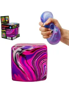 Viral Galaxy Marble Squishy Stress Ball - Slow Rising, Ultra Soft Fidget Toy for Anxiety & ASMR