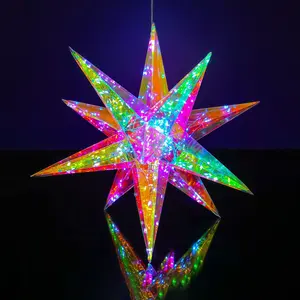 LQ Symphony explosion star control decoration Christmas scene decoration shopping mall hotel hanging ornaments