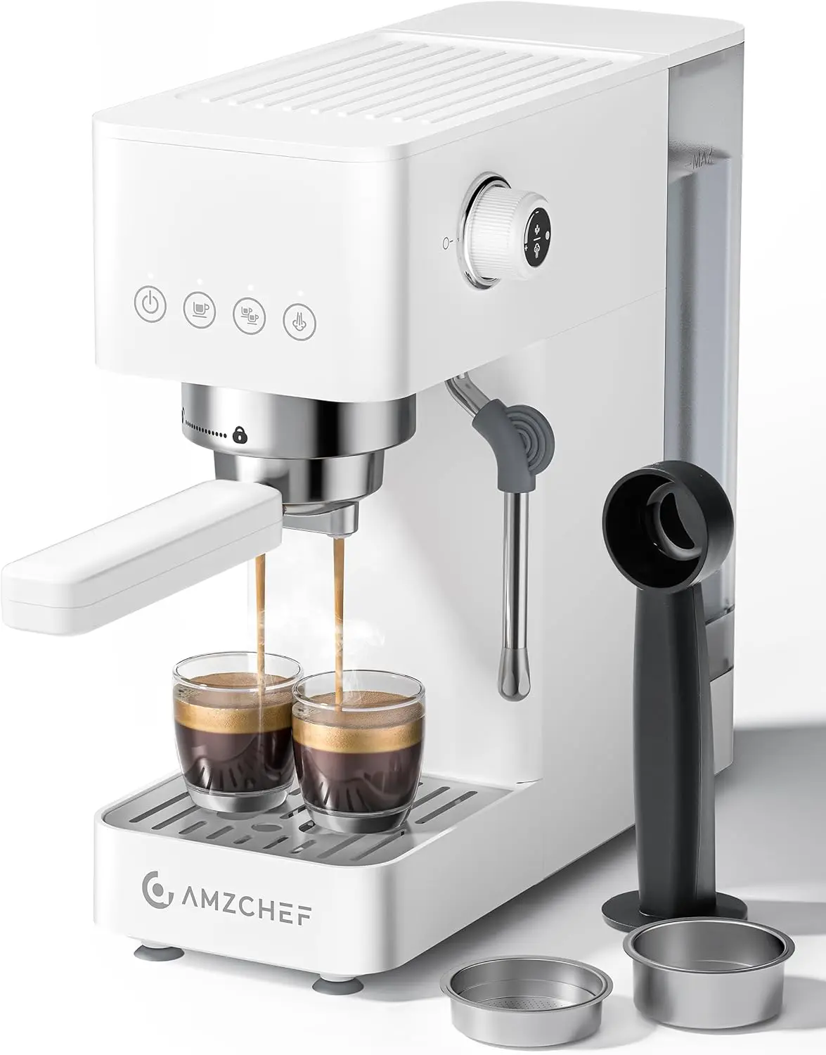 Compact Espresso Machine 20 Bar, Americano, Latte & Cappuccino