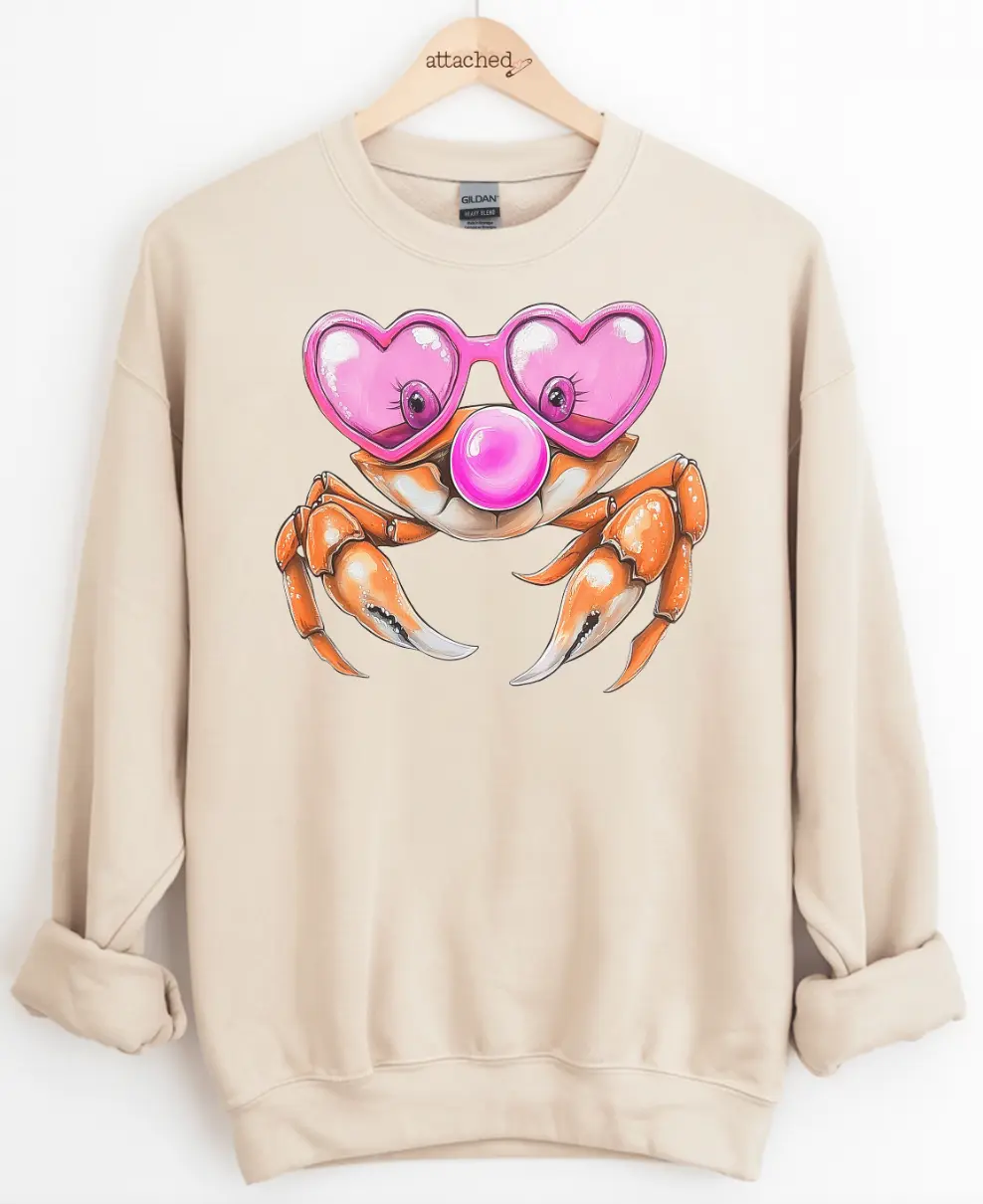 Bubble Crab Graphic Top Bubble Crab Graphic Top