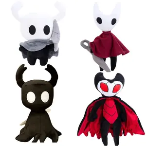 Hollow Knight Plush Toys, Stuffed Animal, Cushions, Soft Stuffed Figure, for Home Decor & Gaming Enthusiasts, Detailed Silk Song Character Figurines, Collectible for Game Fans, Gift for Boyfriends or Brothers, High Quality