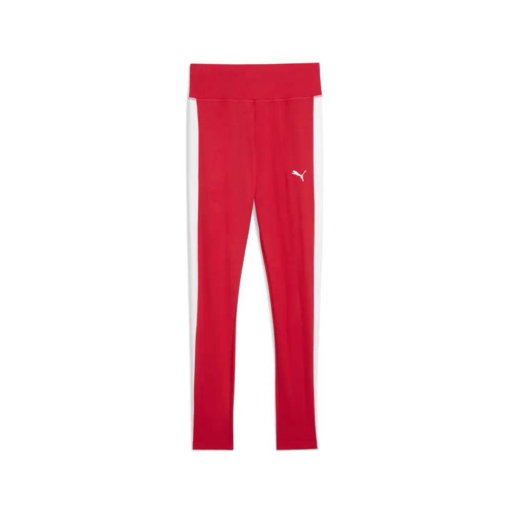 PUMA Womens T7 Leggings Casual - Red