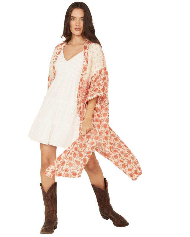 Ariat Women's Floral Print Kimono - 10060385