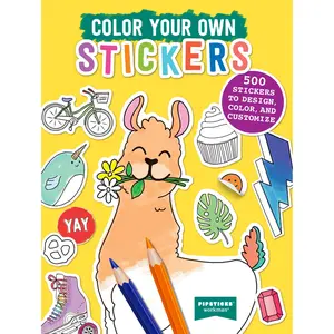 Color Your Own Stickers by Pipsticks®+Workman® [Paperback Book]