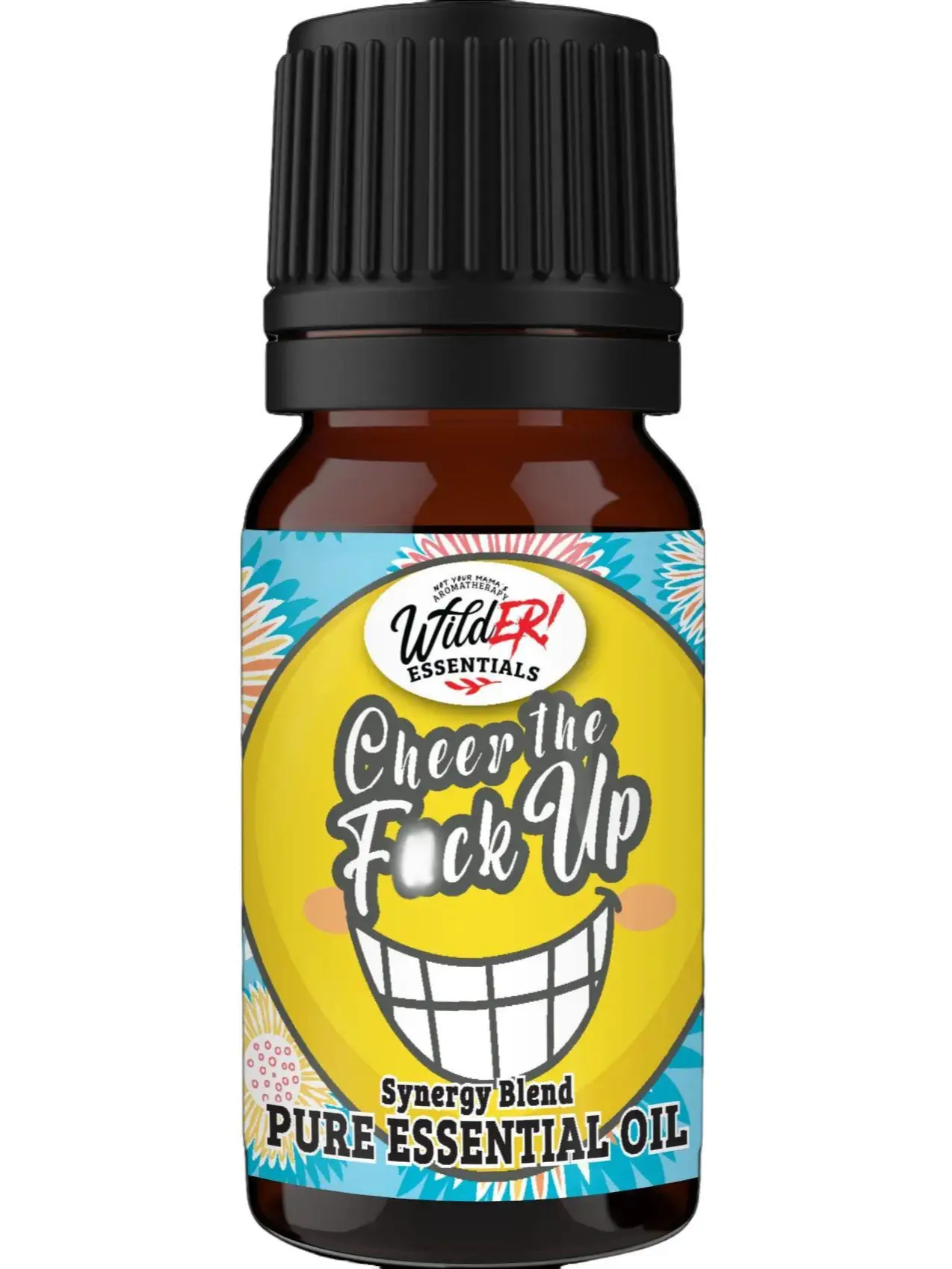 Wild Essentials Cheer The F Up Essential Oil Blend  – Uplifting Aromatherapy for Positivity & Energy – 100% Pure Oils – Made in The USA