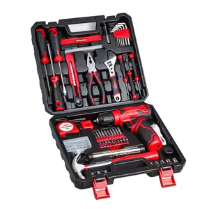 Vimlinc Tool Set 132-Piece 8V Cordless Drill, Tool Set for Men & Women Lightweight Tool for Home,  Needs Ideal for DIYers and Handymen