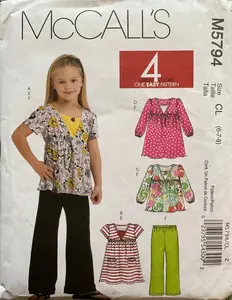 McCall's 5794 Sewing Pattern (Vintage) CUT