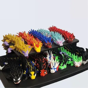 Stevenwolfstudio Superhero 3D Printed Articulated Dragons Assorted Characters 15-18 Inch Sizes Crafted with Care Made in the USA Jokester Themed Artistic Traditional Decor Set Ornaments Decoration