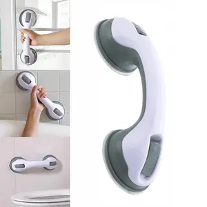 2pcs No Drill Suction Cup Bathroom Grab Bars - Adjustable Shower & Toilet Safety Rail with Non-Slip Bathtub Handrails, Elderly Fall Prevention Shower Handle, Easy Installation (No Drilling Required) for Elderly & Handicap