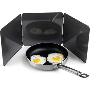Splatter Shield, 3 Sided Frying Splatter Guard For Stove Top, 9" x 10.25"
