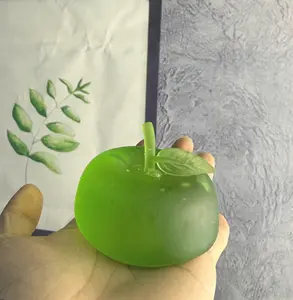 Green Apple Squishy Toys , Squishy Fidgets, gift,Soft Squeeze Stress Relief Set for Adults & Kids, Super Slow Rising Mochi Sensory Fidget, Calming Anxiety Toy for Desk Travel, Birthday Party Idea for Children