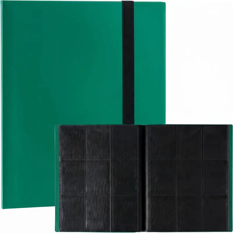 yugioh trading card binder Amazon.com : KarlyPro 990 Large Capacity Card Binder For Yugioh trade Cards,9-Pocket  Card Holder with 55 Sleeves Folder Compatible with Yu-Gi-Oh Cards. : Office  Products main image 0
