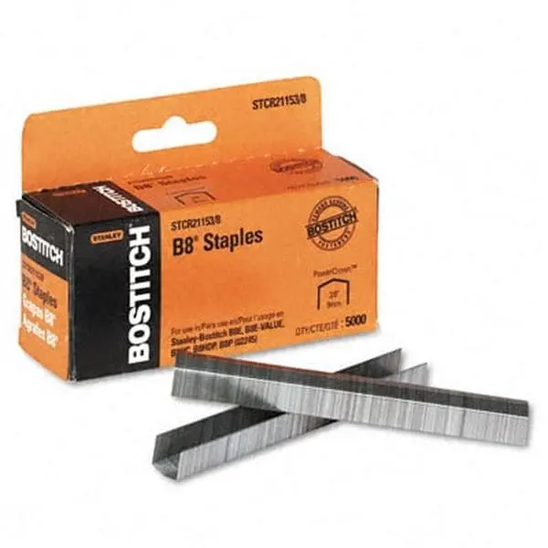 Stanley Bostitch 3/8 Leg Length B8 Powercrown Staples 5000/box