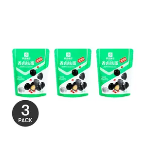 3Packs BESTORE Spicy Braised Iron Eggs, 4.51oz/Pack