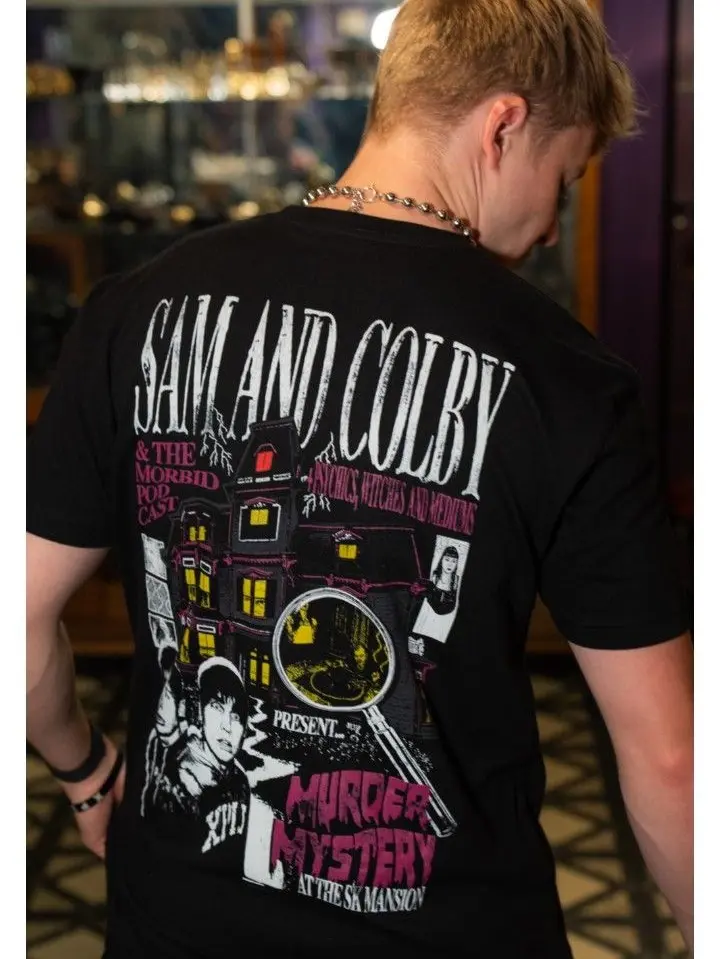 Vintage xplr Spooky Sam and Colby Shirt - Sweatshirt - Hoodie - I Love Sam & Colby - Colby Brock YouTuber Ghost Hunter Tee, Horror Adventure Fan Art