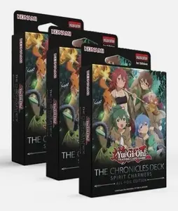 Yugioh YGO Chronicles Deck: Spirit Charmers All-Foil 3-Deck LOT