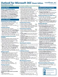 Outlook for Microsoft 365 (Classic Edition) Introductory Quick Reference Guide