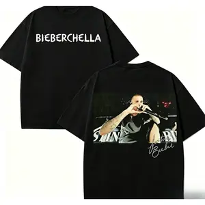 Bieberchella JB Heart Wash Shirt, Vintage Concert Shirt, 2000s Pop Nostalgic Tee