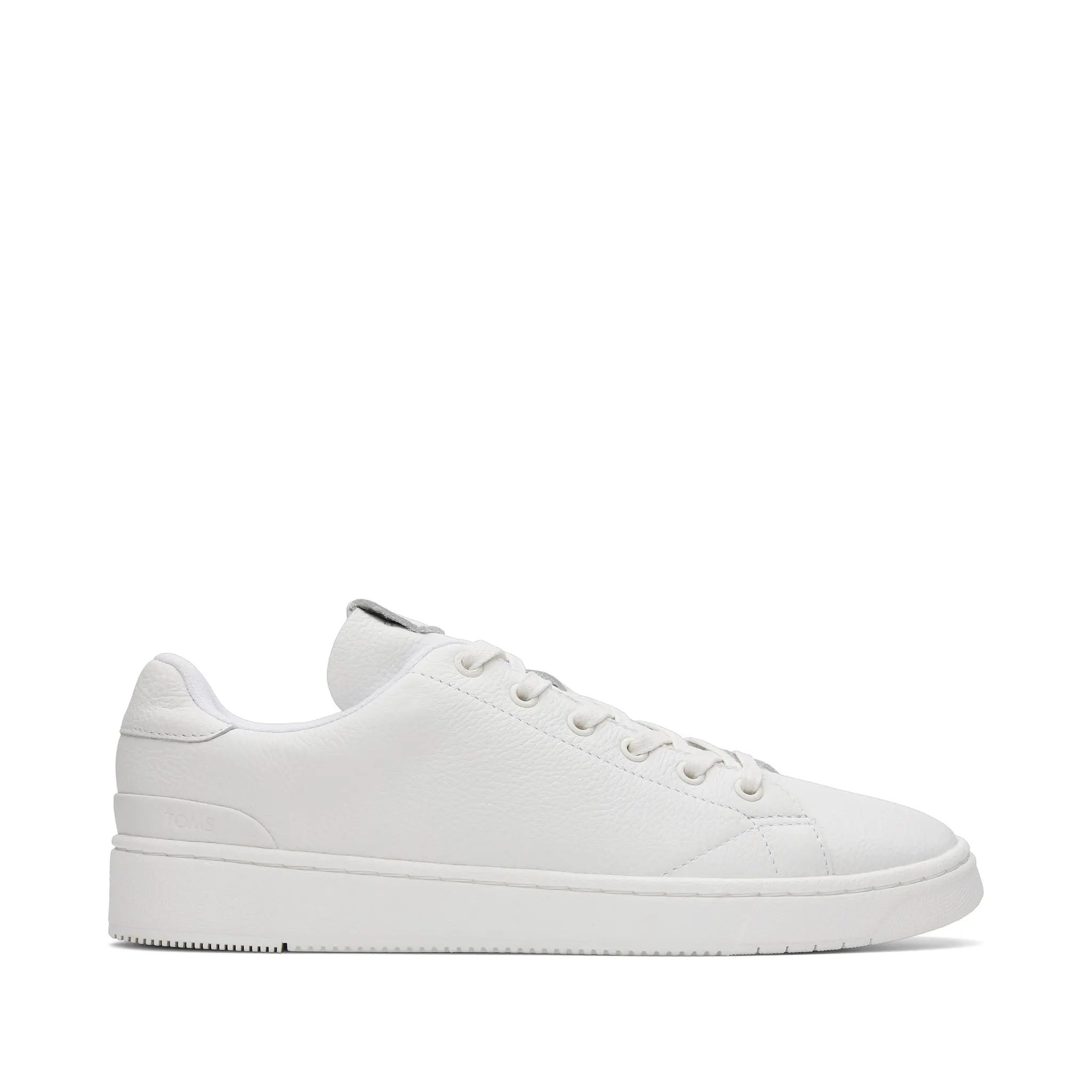 TRVL LITE White Leather Lace-Up Sneaker