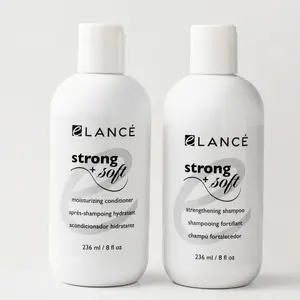 eLANCÉ  Strong + Soft Duo Shampoo & Conditioner – Reduces Breakage, Improves Softness & Hair Appearance – Suitable for All Hair Types – 236 ml Each.