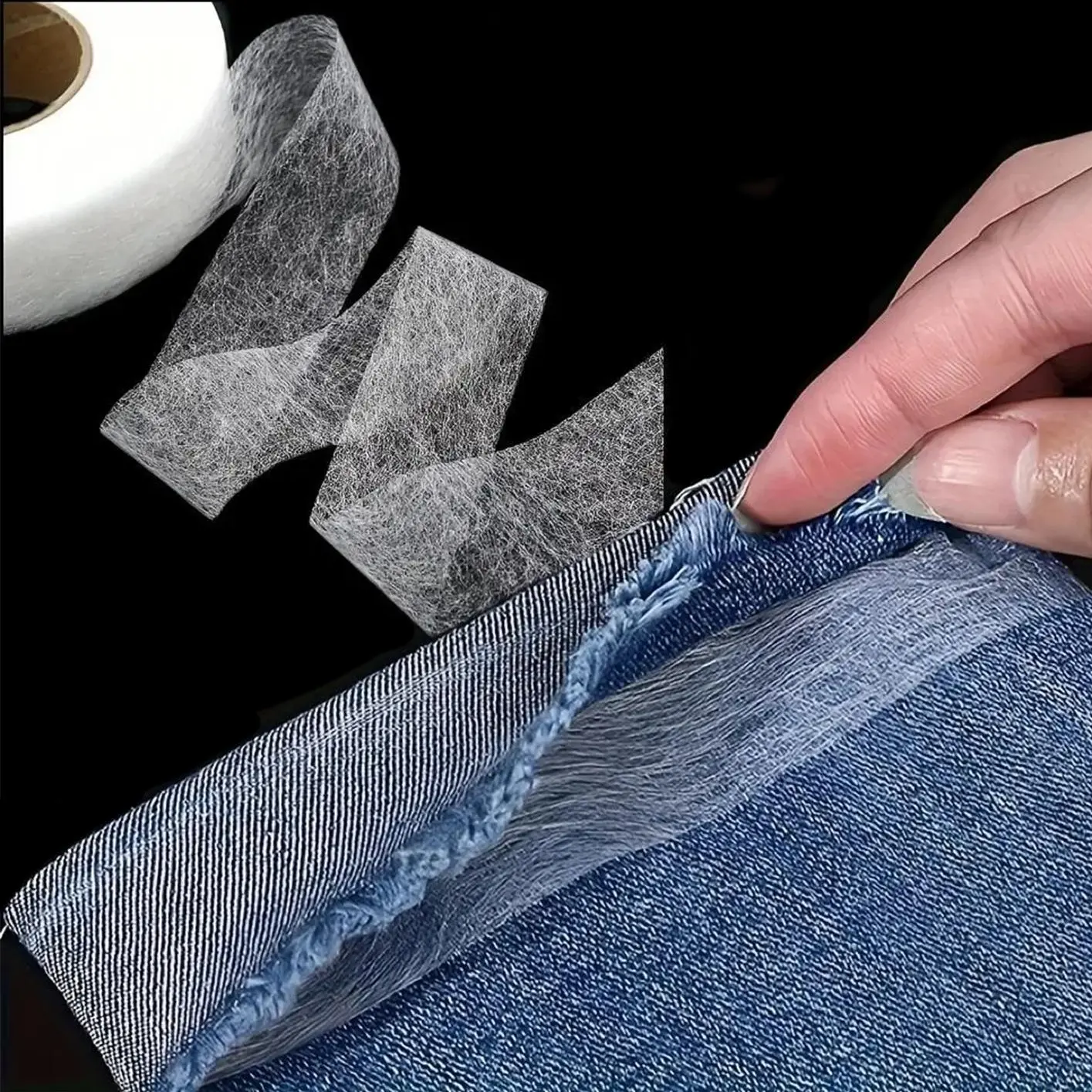 #SummerVibes Iron on Hem Tape Fabric Fusing Hemming Tape Each 71 Yards, Ironing Adhesive Fabric, Clothes, Pants Legs, Short Fabric, Double-sided Adhesive Lining