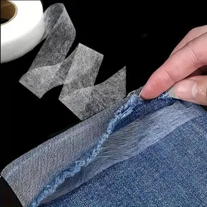 Iron on Hem Tape Fabric Fusing Hemming Tape Each 71 Yards, Ironing Adhesive Fabric, Clothes, Pants Legs, Short Fabric, Double-sided Adhesive Lining