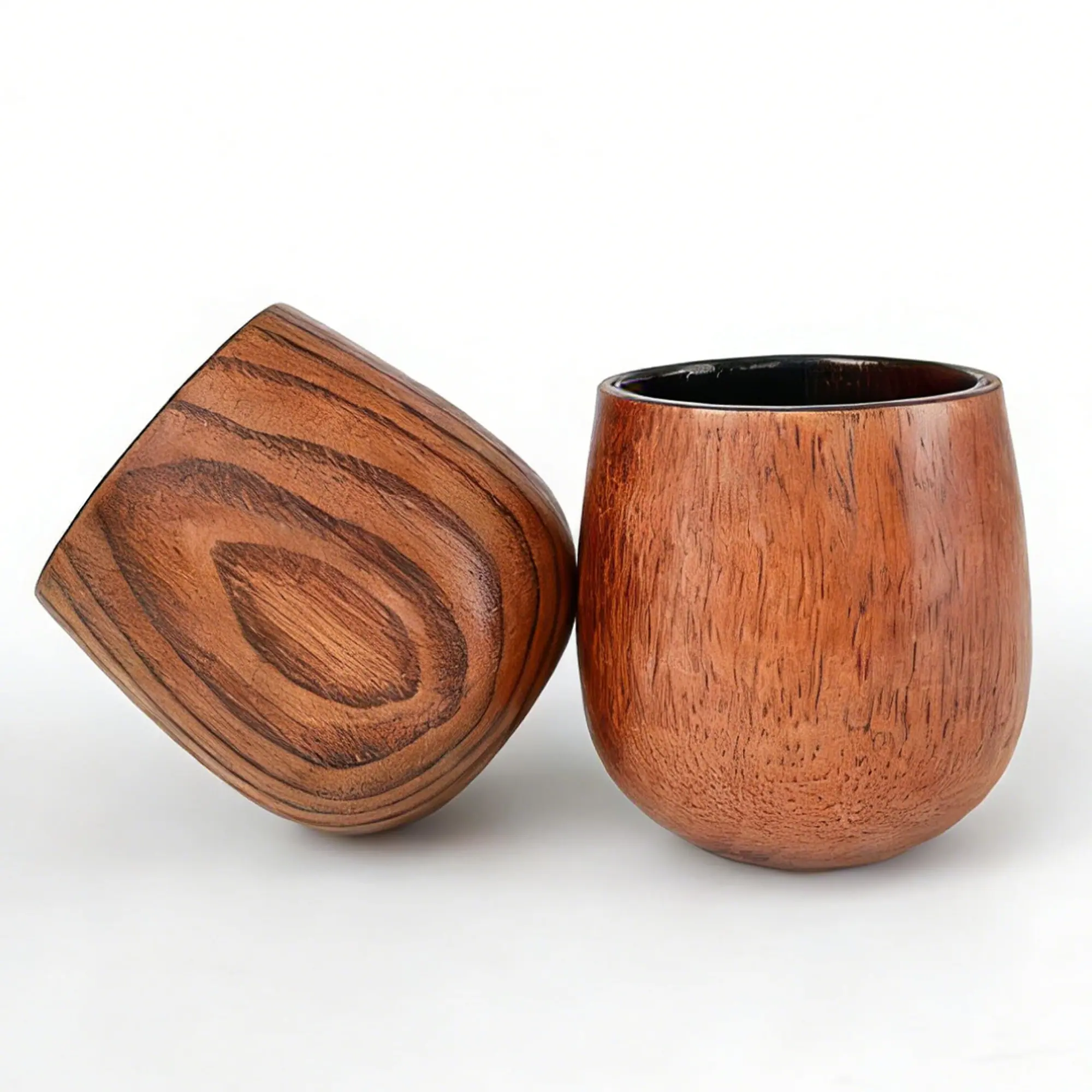 Charred Wooden Whiskey Glass, Solid Oak Bourbon Gift Set for Men, Handcrafted Old Fashioned Tumbler,Unique Birthday Holiday Gift for Dad, Husband, Boyfriend, Brother, Whiskey & Bourbon Enthusiasts, Premium Barware for Home Man Cave Bar Collection