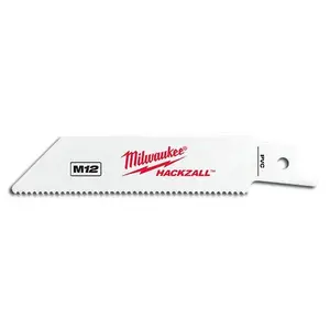 Milwaukee 49-00-5414 5PC M12™ Hackzall™ Blade-PVC 4"