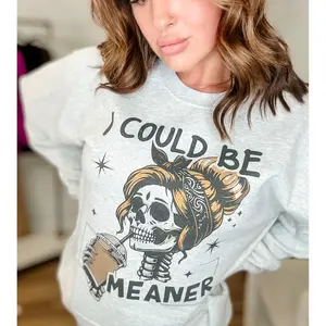 Skeleton Meaner Graphic Top