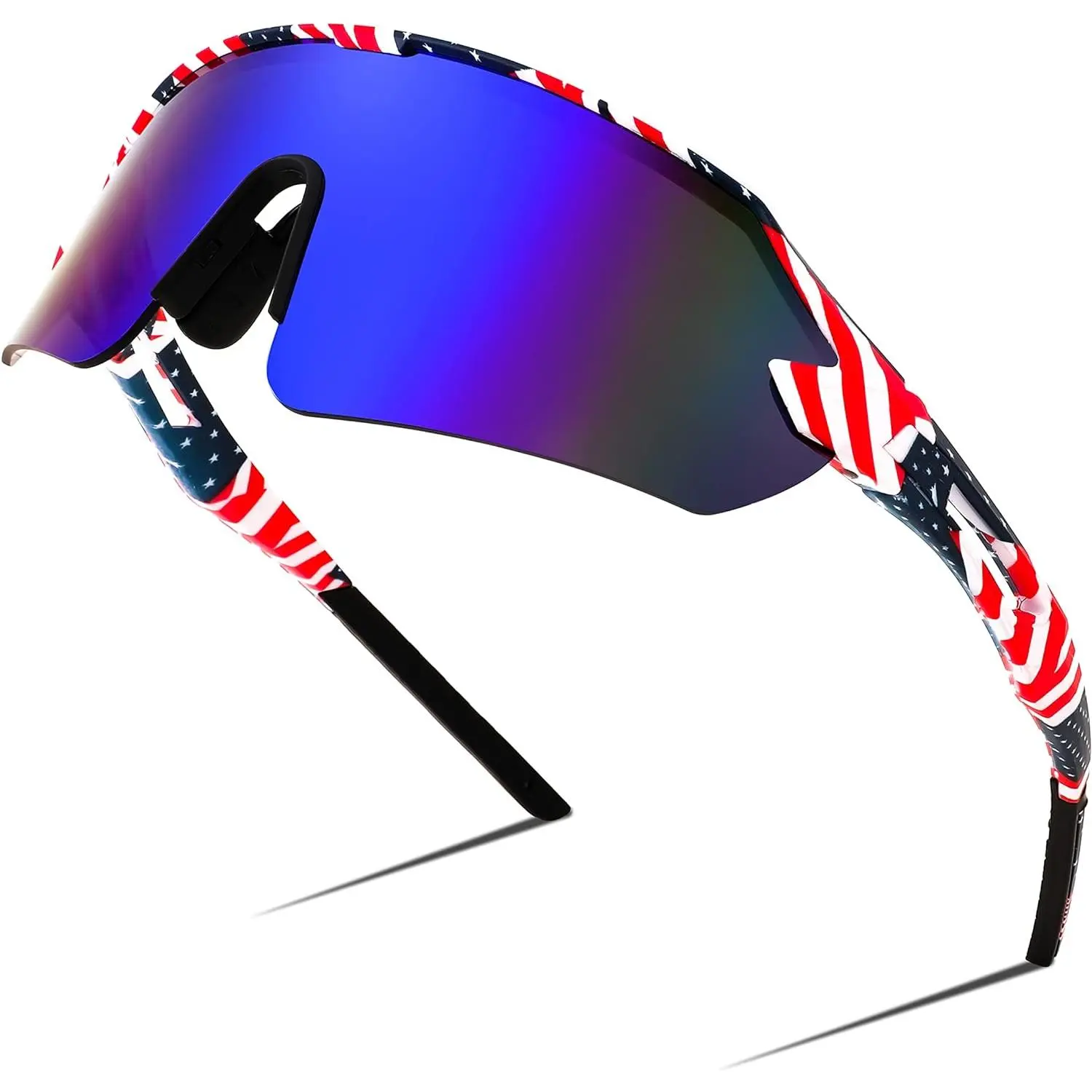 001 Stars&stripes Style| Blue Lens