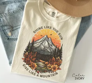 Mountain Nature Shirt, Nature Shirt, Comfort Colors, Mountain Shirt, Nature Hiking Shirt, Outdoor Lover Shirt, National Parks,boho nature