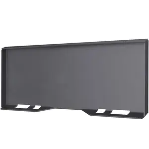 Skid Steer Mount Plate Thick Skid Steer Attachment Plate Steel Quick Attachment Loader Plate with 3 Additional Welding Rods Easy to Weld or Bolt to Different Accessories (1/4\")