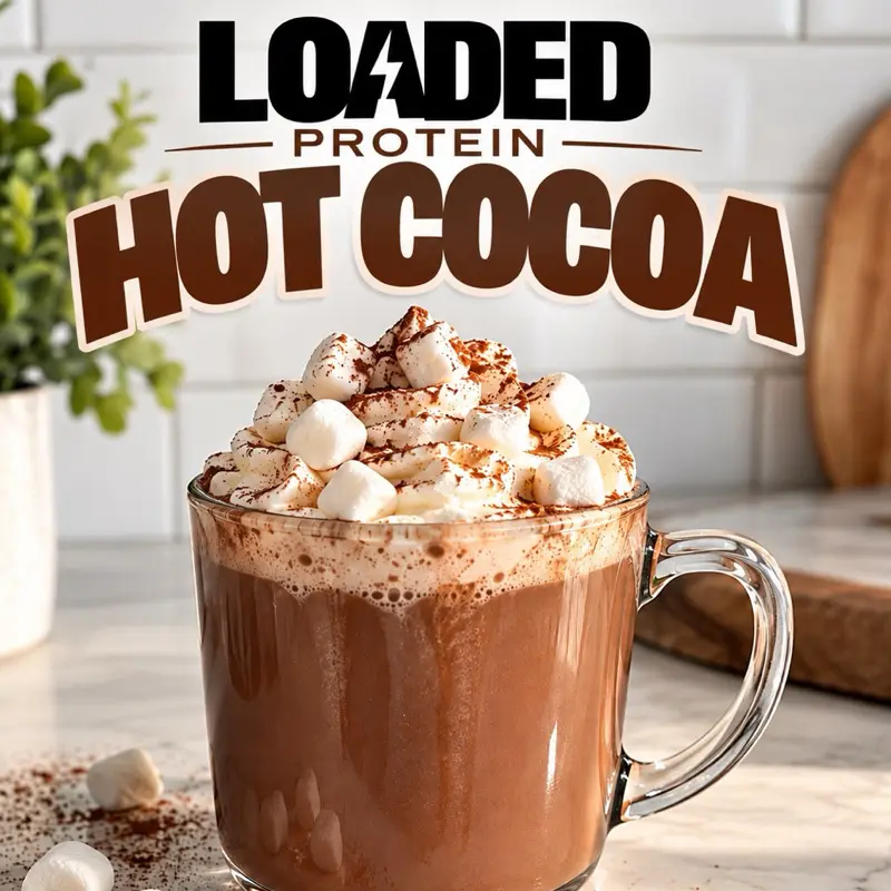 Loaded Hot Cocoa Protein mix – Viral | 5 Single Packet Bundle  | 16oz Coffee Drink Mix | 5 g Protein & 100mg Caffeine | Add milk