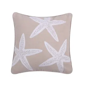Applique Starfish Pillow