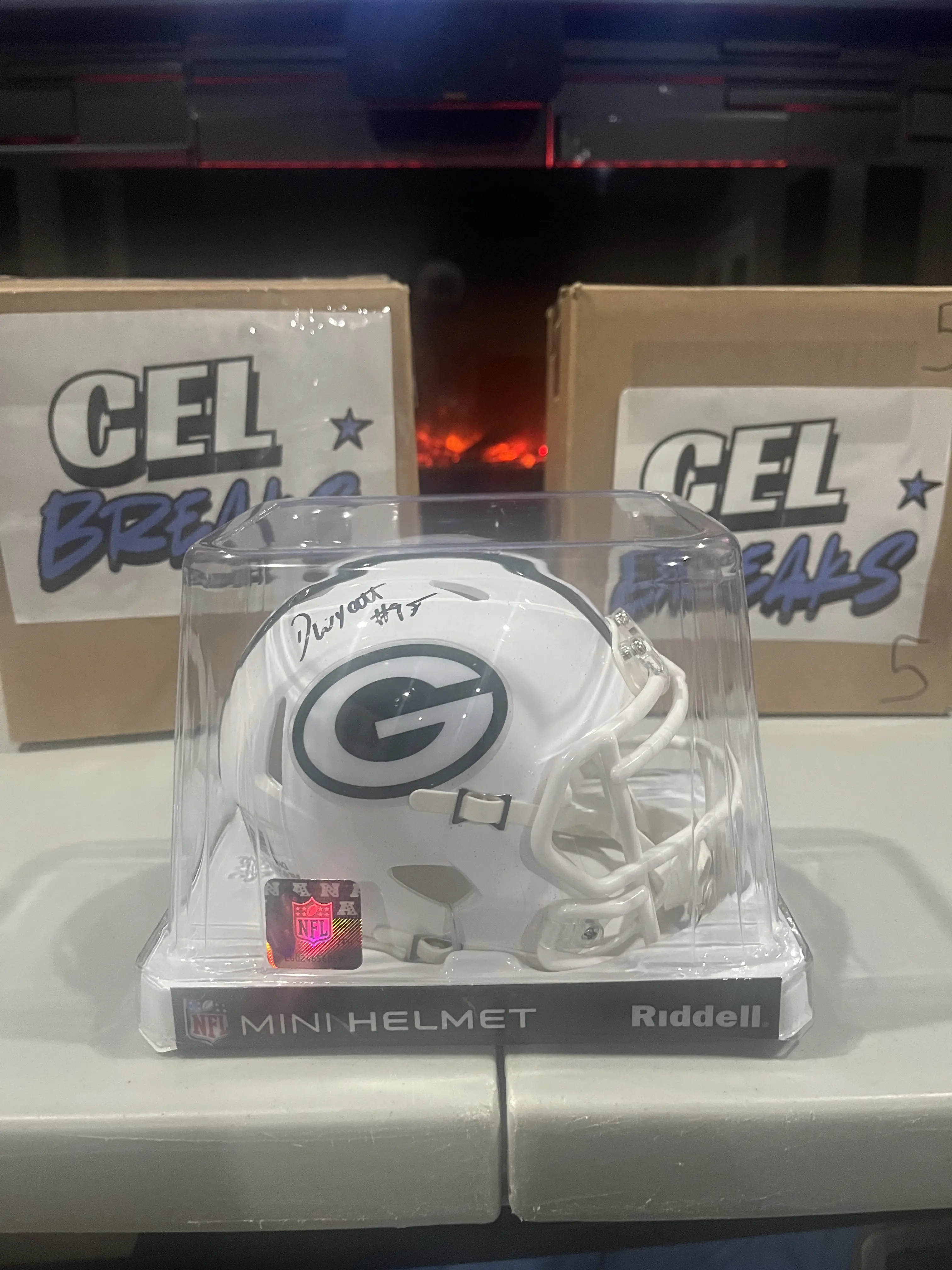 Signed Mini Helmet Break