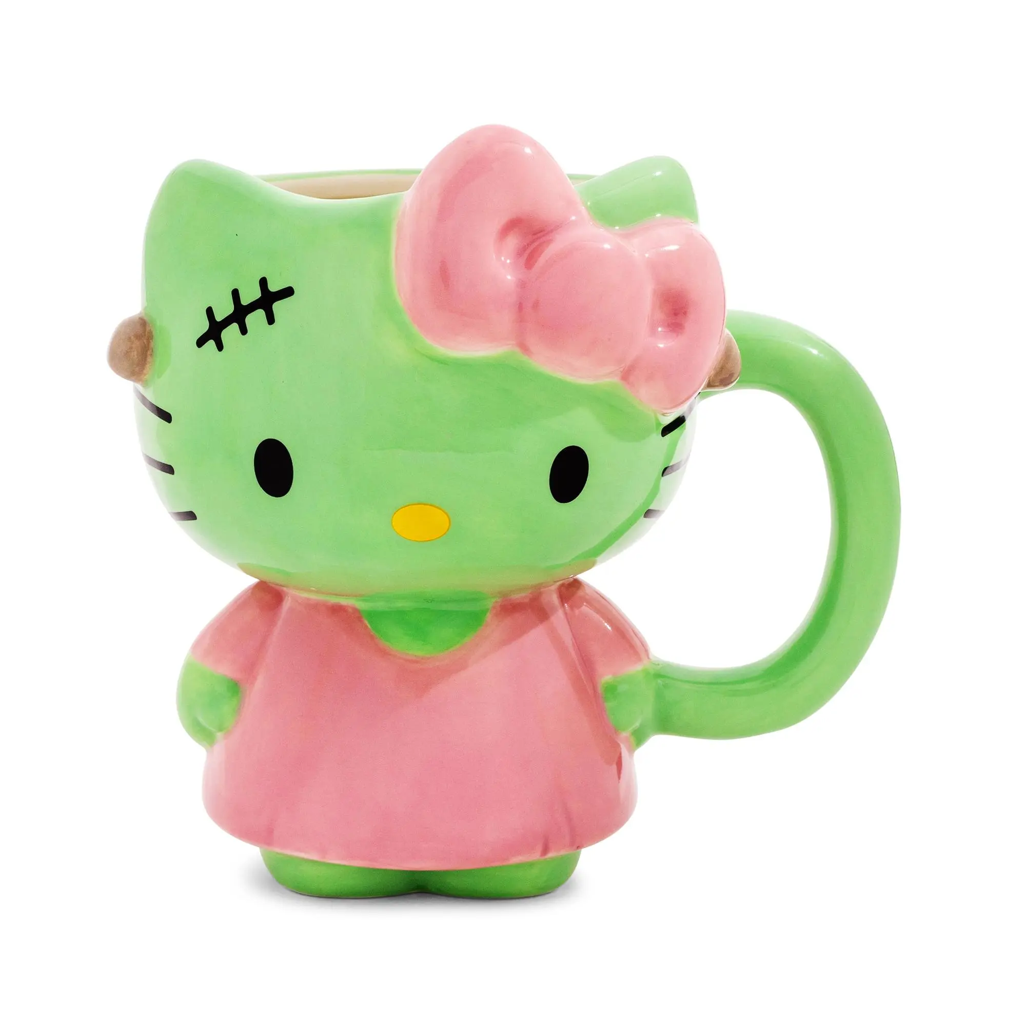 Sanrio Hello Kitty Frankenstein Pink Dress 20-Ounce Ceramic 3D Sculpted Mug Sanrio Hello Kitty Frankenstein Pink Dress 20-Ounce Ceramic 3D Sculpted Mug