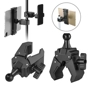 Adjustable Phone Tablet Stand, Strong Magnetic Clamp, Live Streaming Tripod Mount, Extension Tube Clip, Bike Holder, Multi-Angle Fixed Crab Claw Clamps, Cell Phone Mount