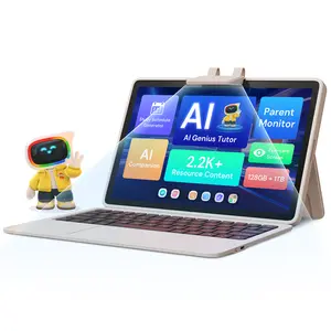 Think Academy AI Kids Tablet TalPad T100 with Keyboard - Educational Resource Content 2200+, AI Tutor Step-by-Step Student Learning Success, Parental Controls, 11" Eye-Care Screen T100 for PreK - G6 (with Keyboard)