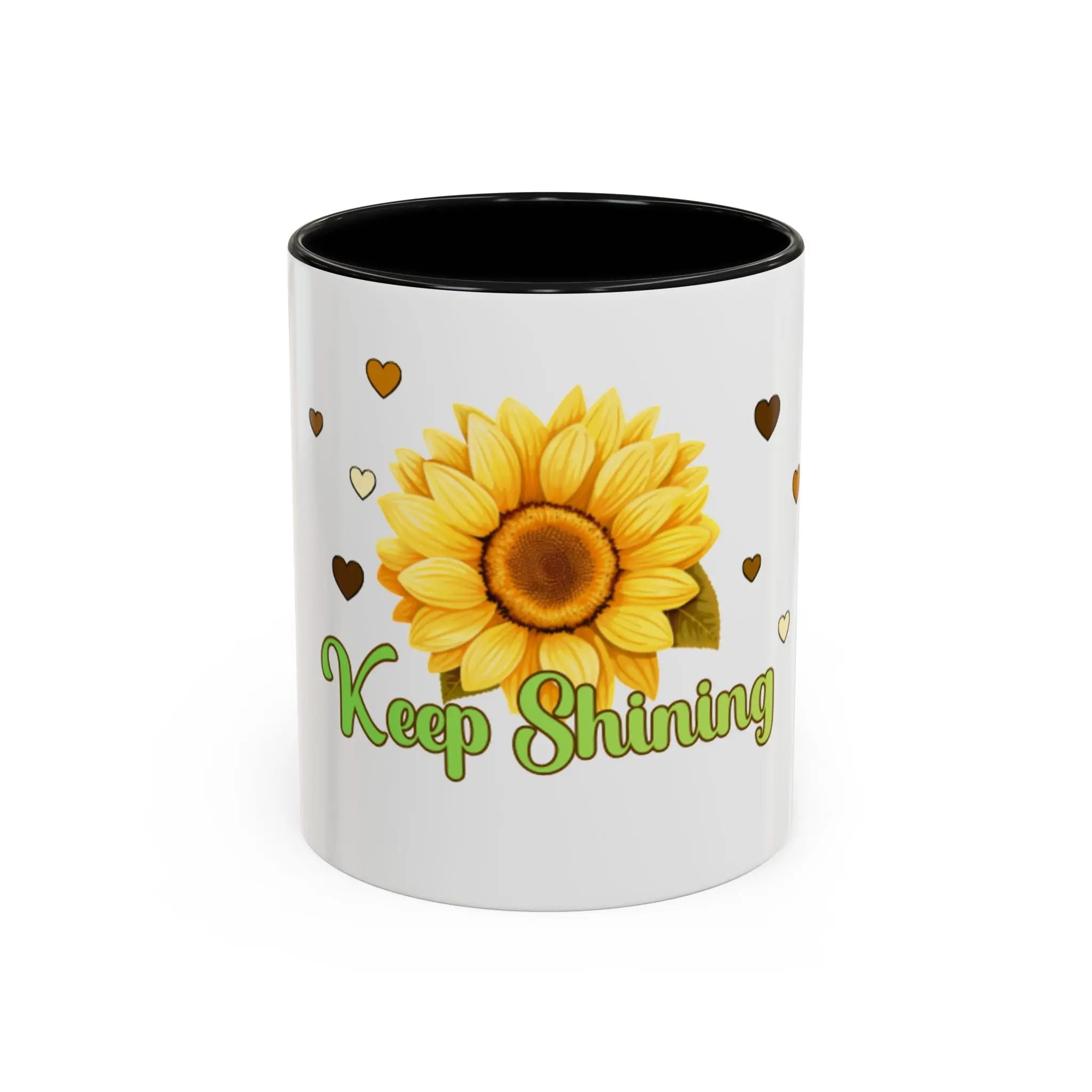 Ceramic Sunflower Print Coffee Mug - Dishwasher Safe Kitchenware Drinkware for Daily Use, Perfect Gift for Sunflower Lovers, Teachers