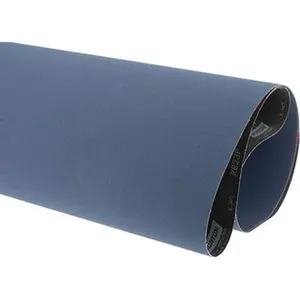 Norton 36" Wide x 75" OAL, 180 Grit, Zirconia Alumina Abrasive Belt Zirconia Alumina, Very Fine, Coated, X Weighted Cloth Backing, Wet/Dry, Series R823 69957344869
