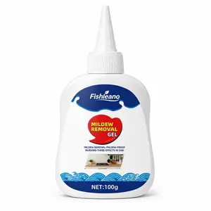 Mould-removing gel for walls, tiles, washing machines, fridges, silicone seals and window gaps; mould removal, sterilisation and anti-mould treatment