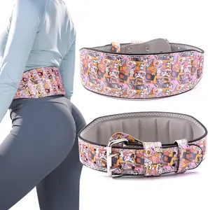 Women's weight belt, leather weight belt Fitness belt Lifting, weight belt women's adjustable buckle low back support