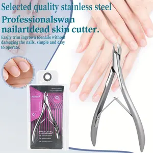 Stainless Steel Cuticle Nipper Remover, Pro Nail Care Tools, Cuticle Pusher, Random Delivery (Silver),Nail Supplies,Nail Tools,Nail Art Tools,Back To School,Nails,Nail Tools For Press On Nails