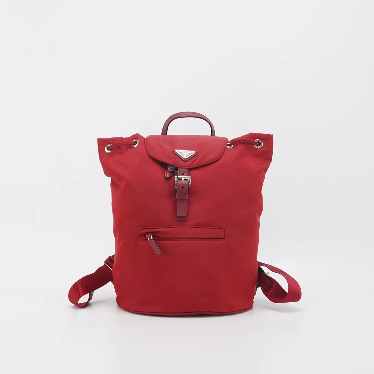 Pre-owned PRADA Nylon Backpacks red backpack BGP204993
