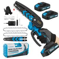 6INCH MINI CHAINSAW + 2 BATTERY
