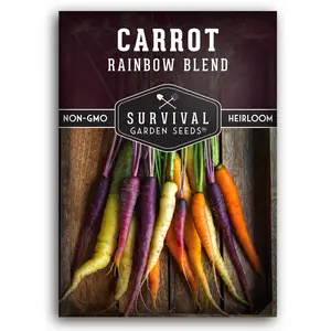 Rainbow Blend Carrot Seeds - Colorful Carrot Mix