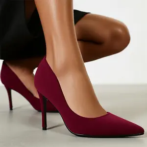 Women's Stiletto Pumps High Heels Pointed Toe 4.3-inch Heeled Girl Fashion Sexy Elegant Classic Comfortable Dressy Casual Shoes Footwear for Wedding Party Work Office Bridal 【Size Small UP 1】