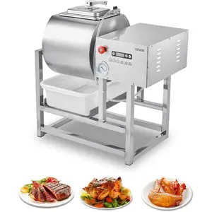 VEVOR Meat Tumbler Marinator, 10L Vacuum Tumbler Marinating Machine with Automatic Bidirectional Rotation, Stainless Steel Vacuum Curing Machine for Chicken Steak Pork, Home Commercial UseVEVOR Super Brand Day